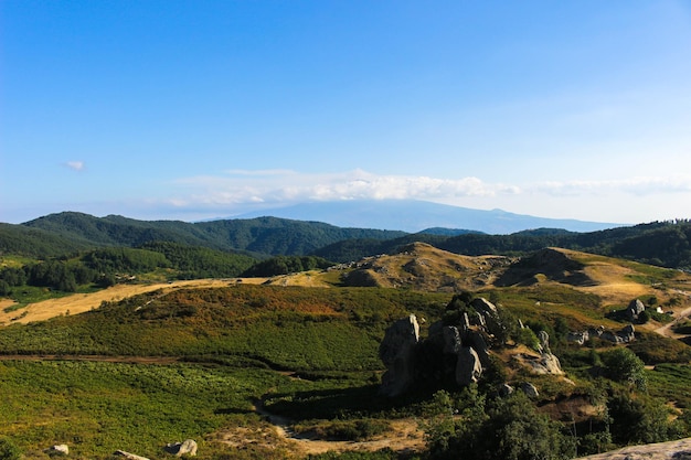 Photo vue panoramique du paysage contre le ciel