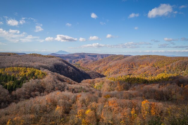 Photo vue panoramique du paysage contre le ciel