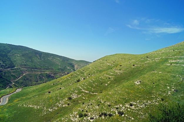 Vue panoramique du paysage contre le ciel