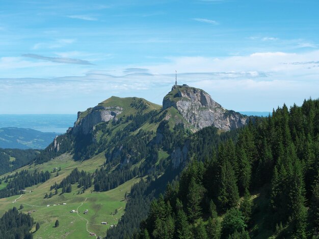 Photo vue panoramique du paysage contre le ciel