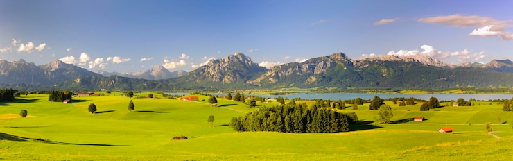 Photo vue panoramique du paysage et des montagnes contre le ciel
