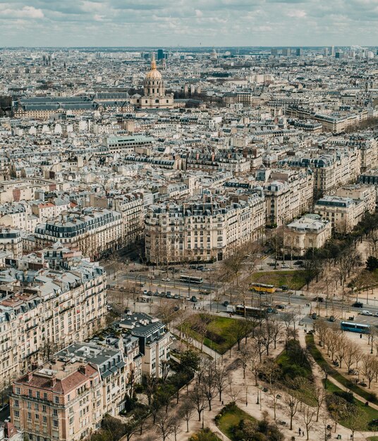 Photo vue panoramique du paysage urbain