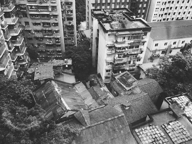 Photo vue panoramique du paysage urbain