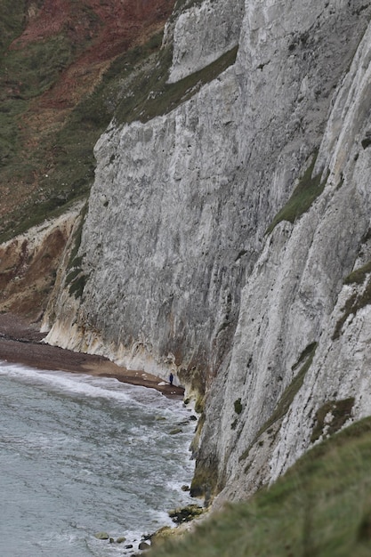 Photo vue panoramique des falaises