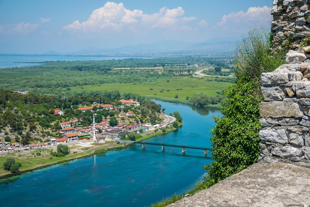 Vue panoramique de la forteresse de Rosafa Shkoder Albanie