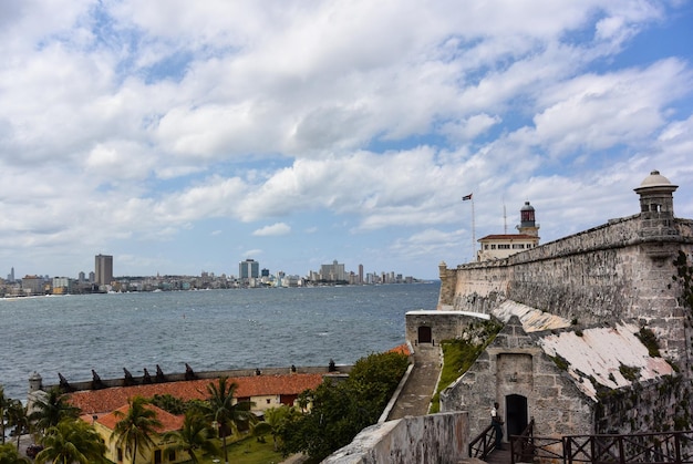 Vue panoramique sur La Havane et son port depuis la forteresse de San Carlos de La Cabana La Havane Cuba