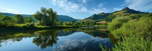 Vue panoramique de l'île