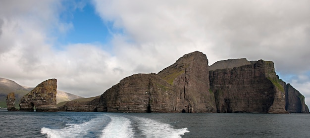 Vue Panoramique Des îles Féroé