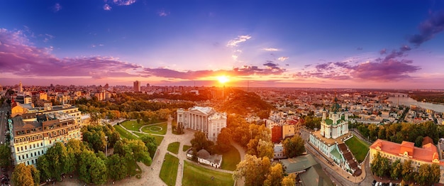 Vue panoramique de Kyiv