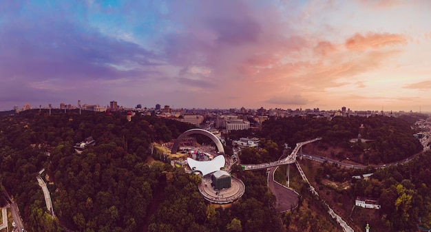 Vue panoramique de Kyiv