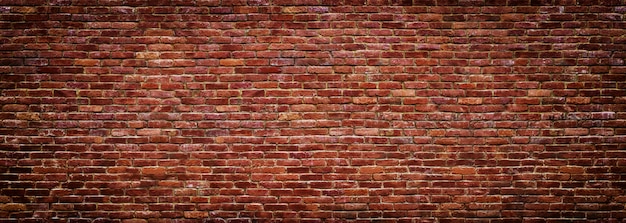 Vue panoramique de la maçonnerie, mur de briques comme toile de fond