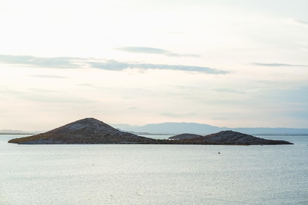 Vue panoramique de Mar Menor à Murcie, Espagne