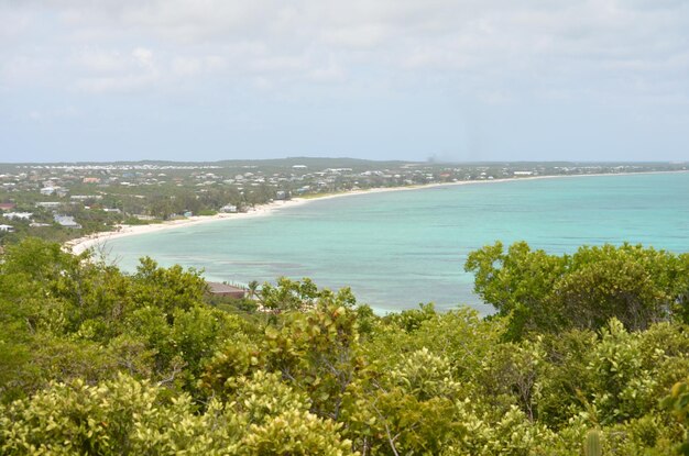 Photo vue panoramique de la mer contre le ciel