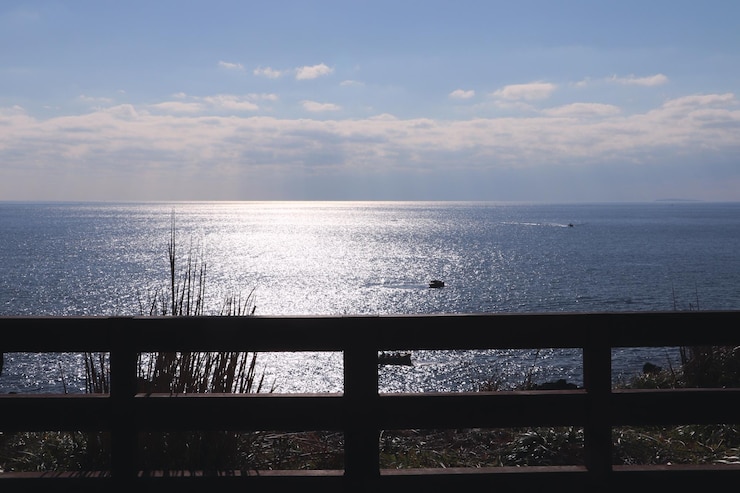 Photo vue panoramique de la mer contre le ciel