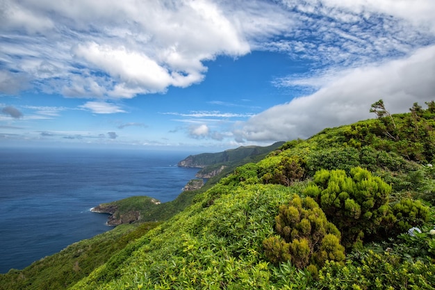 Vue panoramique de la mer contre le ciel