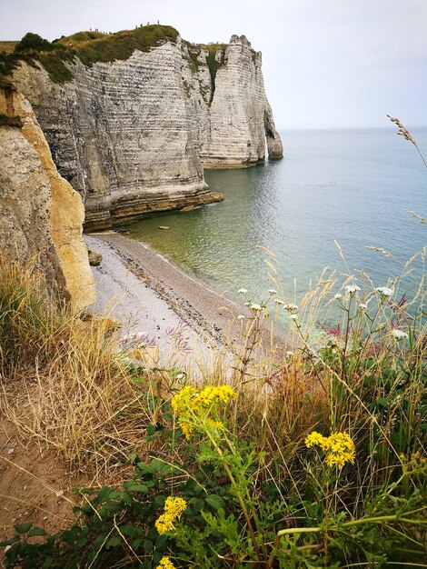 Photo vue panoramique de la mer contre le ciel