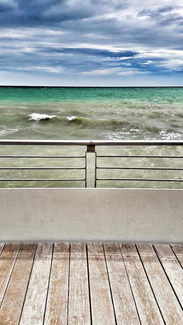 Photo vue panoramique de la mer contre le ciel