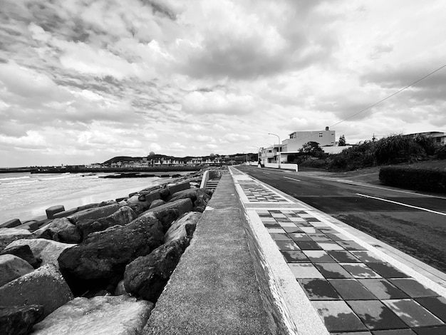 Photo vue panoramique de la mer contre le ciel