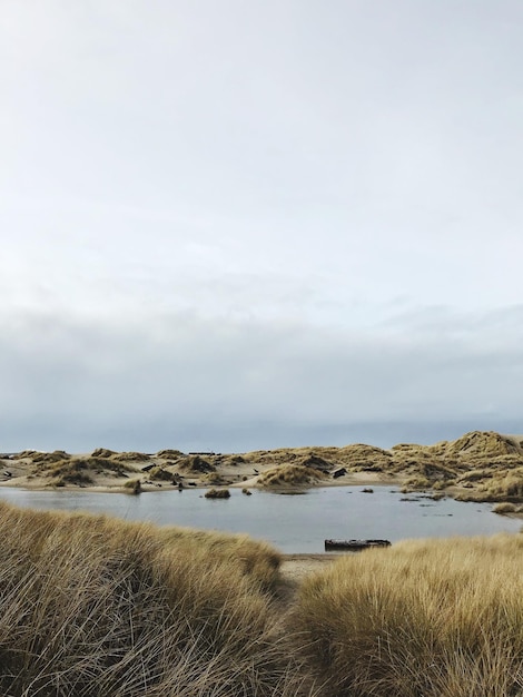 Photo vue panoramique de la mer contre le ciel