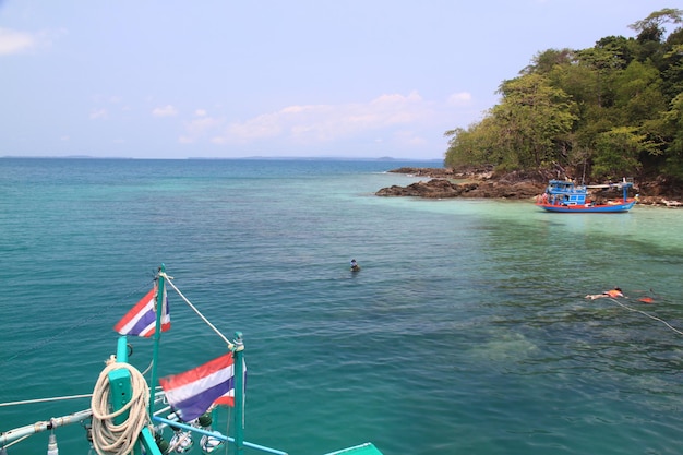 Vue panoramique de la mer contre le ciel