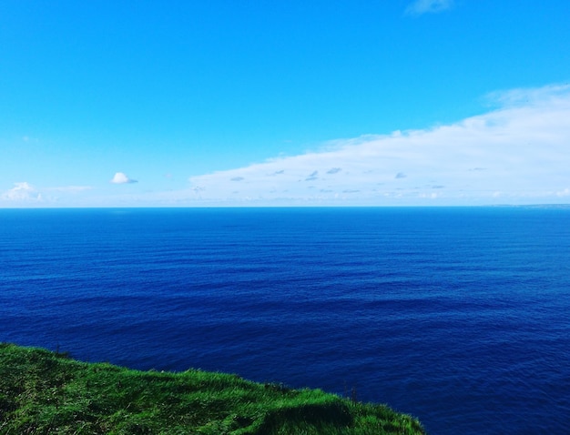 Vue panoramique de la mer contre le ciel