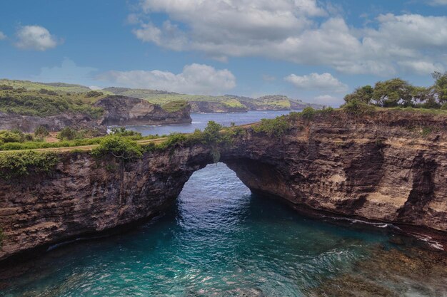 Vue panoramique de la mer contre le ciel