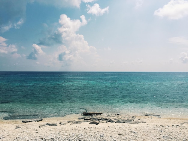 Vue panoramique de la mer contre le ciel