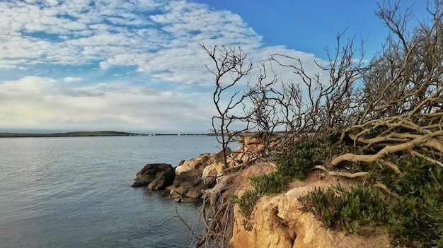 Vue panoramique de la mer contre le ciel