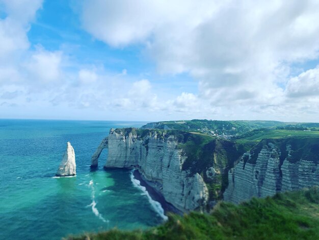 Photo vue panoramique de la mer contre le ciel