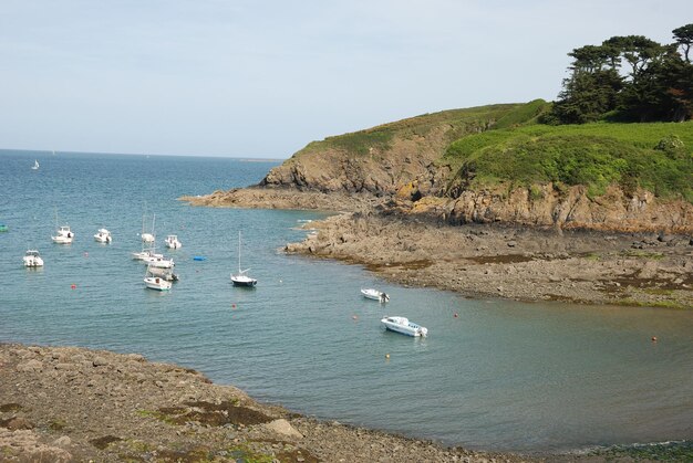 Photo vue panoramique de la mer contre le ciel