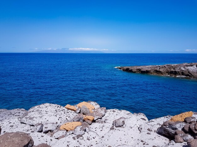 Photo vue panoramique de la mer contre le ciel