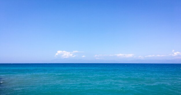 Photo vue panoramique de la mer contre le ciel