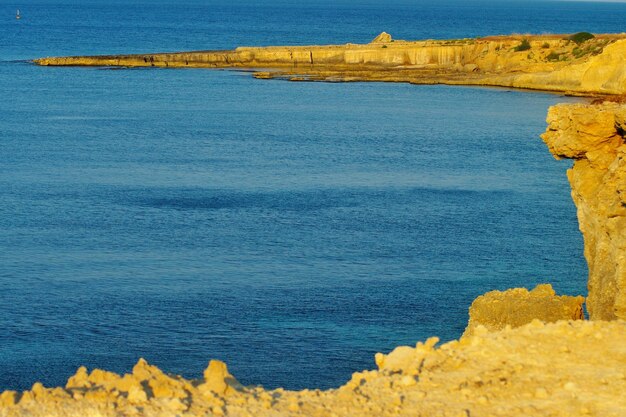 Photo vue panoramique de la mer contre le ciel