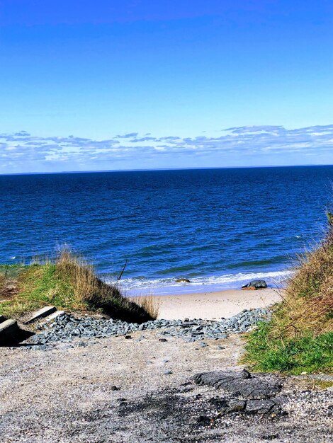 Vue panoramique de la mer contre le ciel