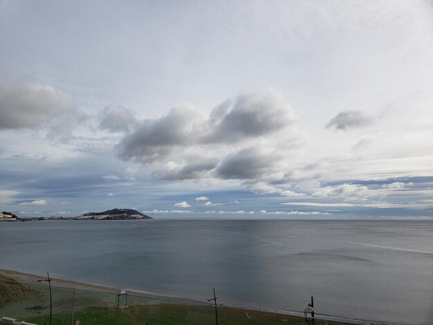 Photo vue panoramique de la mer contre le ciel