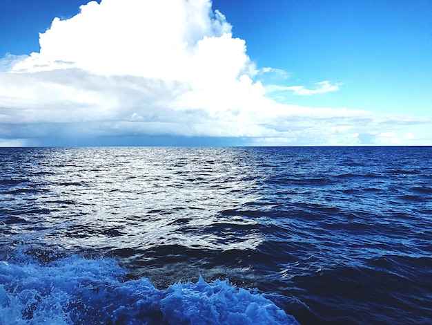 Photo vue panoramique de la mer contre le ciel