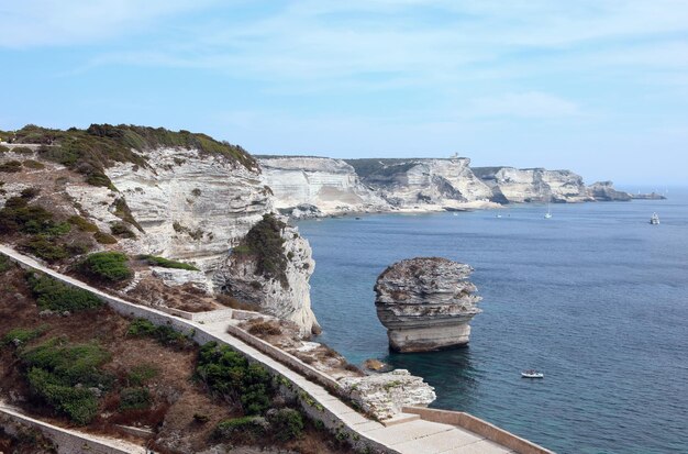 Vue panoramique de la mer contre le ciel