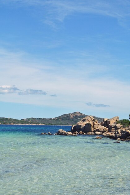 Vue panoramique de la mer contre le ciel