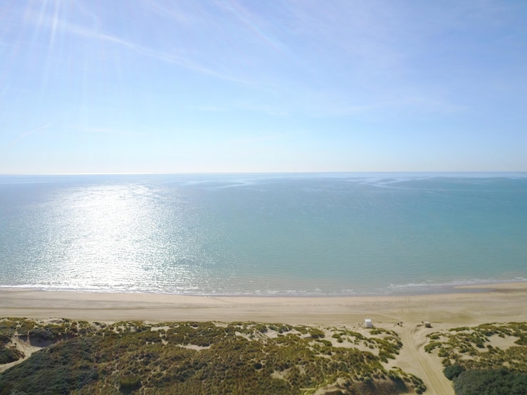 Photo vue panoramique de la mer contre le ciel