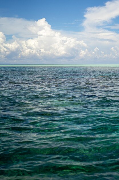 Photo vue panoramique de la mer contre le ciel