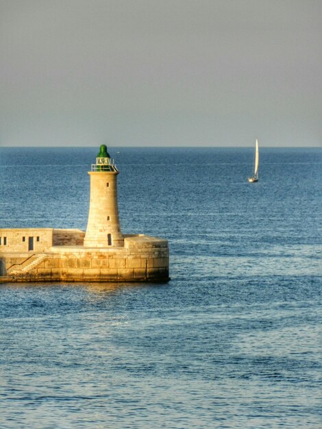 Photo vue panoramique de la mer contre le ciel