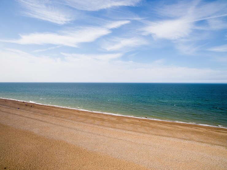 Photo vue panoramique de la mer contre le ciel