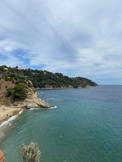 Vue panoramique de la mer contre le ciel