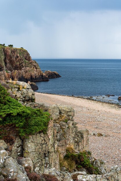 Photo vue panoramique de la mer contre le ciel