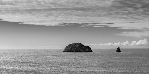 Photo vue panoramique de la mer contre le ciel