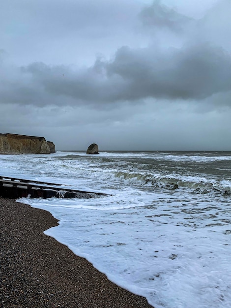 Photo vue panoramique de la mer contre le ciel