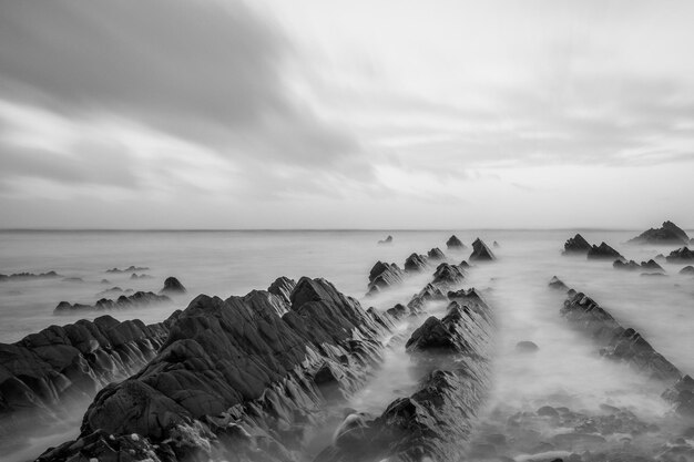 Vue panoramique de la mer contre le ciel