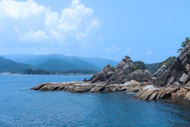 Vue panoramique de la mer contre le ciel