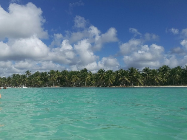 Photo vue panoramique de la mer contre le ciel