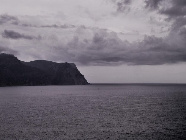 Vue panoramique de la mer contre le ciel